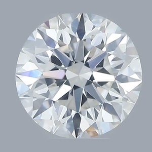 Round diamond — real photo
