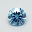 1.03 Ct. Fancy Vivid Blue Round Lab Grown Diamond