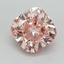 3.14 Ct. Fancy Intense Pink Cushion Lab Grown Diamond
