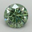 2.75 Ct. Fancy Vivid Green Round Lab Grown Diamond