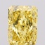 1.52 Ct. Fancy Vivid  Yellow Radiant Lab Grown Diamond