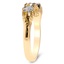 The Helen Ring, smalltop view on a hand