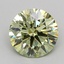 1.25 Ct. Fancy Intense  Green Round Lab Grown Diamond