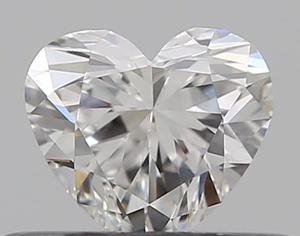 Heart diamond — real photo