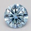 0.50 Ct. Fancy Blue Round Lab Grown Diamond
