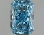 1.01 Ct. Fancy Vivid Blue Radiant Lab Grown Diamond