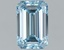 1.06 Ct. Fancy Intense Blue Emerald Lab Grown Diamond