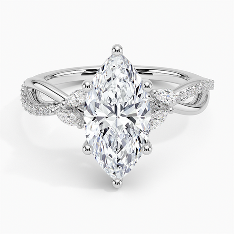 Petite Twisted Willow Diamond Ring - Brilliant Earth