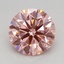 0.93 Ct. Fancy Vivid Pink Round Lab Grown Diamond