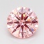 1.49 Ct. Fancy Vivid Pink Round Lab Grown Diamond