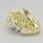 1.37 Ct. Fancy Intense Yellow Pear Lab Grown Diamond