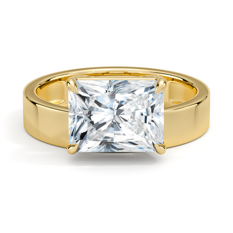 Peyton Floating Diamond Solitaire Ring