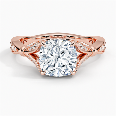 14K Rose Gold Zinnia Diamond Ring (1/3 ct. tw.)