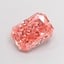 1.61 Ct. Fancy Vivid  Pink Radiant Lab Grown Diamond