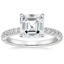 18K White Gold Heritage Diamond Ring (1/3 ct. tw.), smalltop view