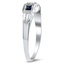 The Teagan Ring, smalltop view on a hand