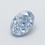 1.03 Ct. Fancy Intense  Blue Oval Lab Grown Diamond