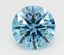 3.02 Ct. Fancy Vivid  Blue Round Lab Grown Diamond