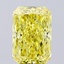 5.03 Ct. Fancy Vivid  Yellow Radiant Lab Grown Diamond