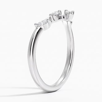 Traveling Vine Lab Diamond Ring in Platinum