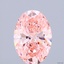 3.51 Ct. Fancy Vivid Pink Oval Lab Grown Diamond