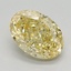 1.63 Ct. Fancy Intense Yellow Oval Lab Grown Diamond