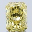 2.07 Ct. Fancy Vivid Yellow Radiant Lab Grown Diamond