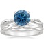 18K White Gold Petite Twisted Vine Diamond Ring (1/8 ct. tw.) with Twisted Vine Ring