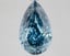5.09 Ct. Fancy Vivid Blue Pear Lab Grown Diamond