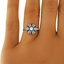 The Austria Ring, smalltop view on a hand