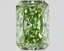1.51 Ct. Fancy Vivid Green Radiant Lab Grown Diamond
