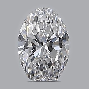 Oval diamond — real photo