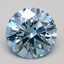 1.52 Ct. Fancy Intense Blue Round Lab Grown Diamond