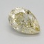 1.34 Ct. Fancy Yellow Pear Lab Grown Diamond