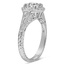 The Jazzelle Ring, smalltop view on a hand
