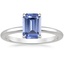 Platinum Elodie 1.8mm Solitaire Ring, smalltop view