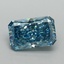 5.08 Ct. Fancy Vivid Blue Radiant Lab Grown Diamond