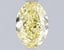 1.06 Ct. Fancy Intense  Yellow Oval Lab Grown Diamond
