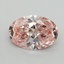 1.79 Ct. Fancy Vivid Pink Oval Lab Grown Diamond