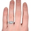 The Scotland Ring, smallzoomed in top view on a hand
