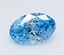 1.04 Ct. Fancy Vivid Blue Oval Lab Grown Diamond