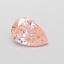 0.40 Ct. Fancy Vivid Pink Pear Lab Grown Diamond