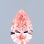 0.85 Ct. Fancy Vivid Pink Pear Lab Grown Diamond