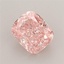 1.63 Ct. Fancy Vivid Pink Cushion Lab Grown Diamond