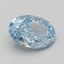 4.03 Ct. Fancy Vivid Blue Oval Lab Grown Diamond