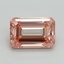 7.03 Ct. Fancy Vivid Pink Emerald Lab Grown Diamond