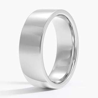 Mojave 7mm Wedding Ring in 14K White Gold