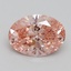 2.30 Ct. Fancy Vivid Pink Oval Lab Grown Diamond
