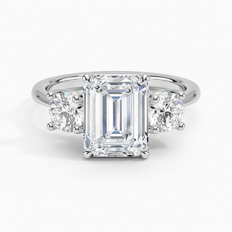 Three Stone Diamond Engagement Ring