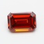 0.96 Ct. Fancy Vivid Orange Emerald Lab Grown Diamond